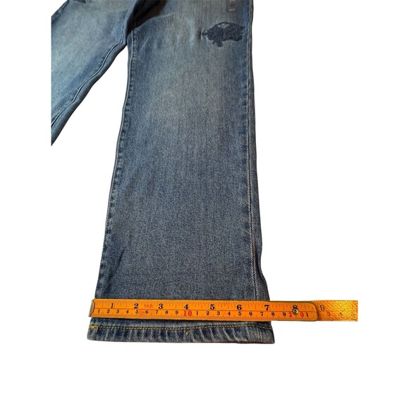 NEW Gap Girlfriend Jeans Cropped Mid Rise Stretch Denim Size 31 - Picture 4 of 11